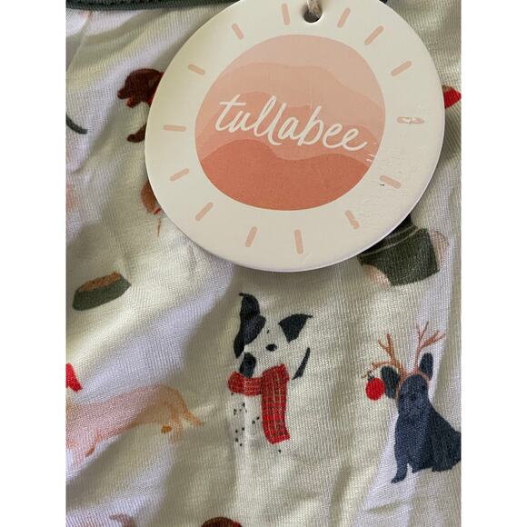 Tullabee Puppy Print Baby Sleeper Romper 0-3M - Picture 5 of 8